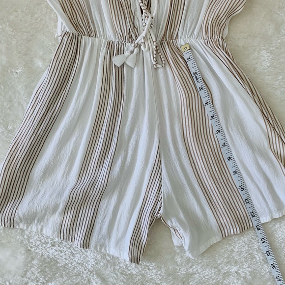 FAITHFULL THE BRAND Positana Playsuit in Romero Stripe Print - Picture 11 of 12